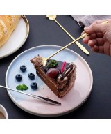 Golden Flower spoon set of 4