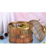 Fruit Basket with mesh (Jaali) & Lid