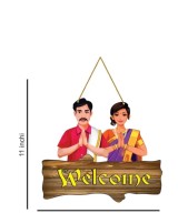 Nitya Trends Stylish Welcome Wooden Wall Hanging