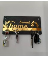 Nitya Trends Sweet Home Wooden Key Holder