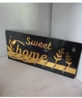 Nitya Trends Sweet Home Wooden Key Holder