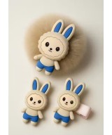 Cute labubu cartoon Hair clips