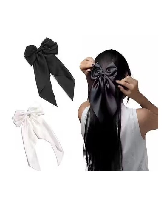 Retro Ribbon with Clips Women Girls Hair Accessories