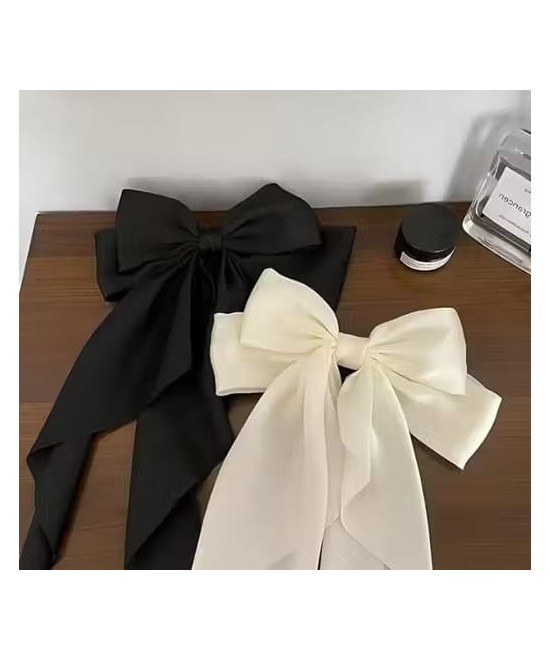 Retro Ribbon with Clips Women Girls Hair Accessories