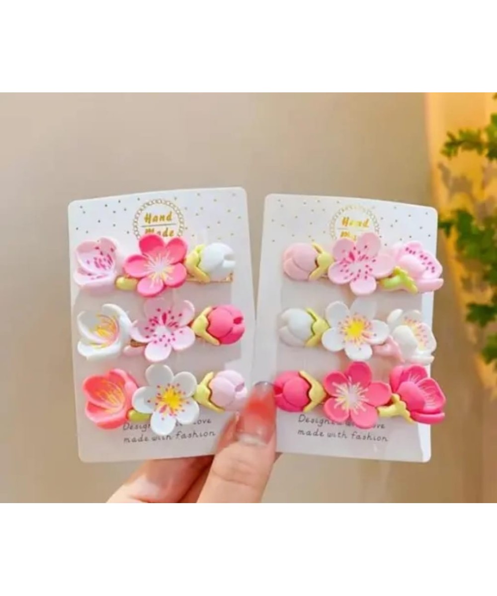 Nitya Trends Rose design hair clips pack of 6 clips