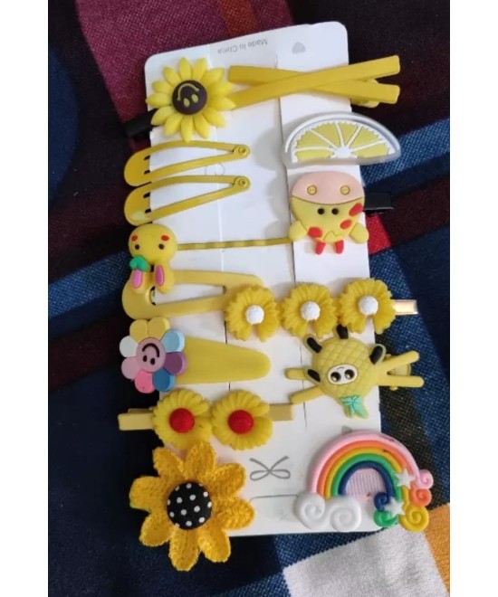 Korean Baby Hair Pin - Yellow