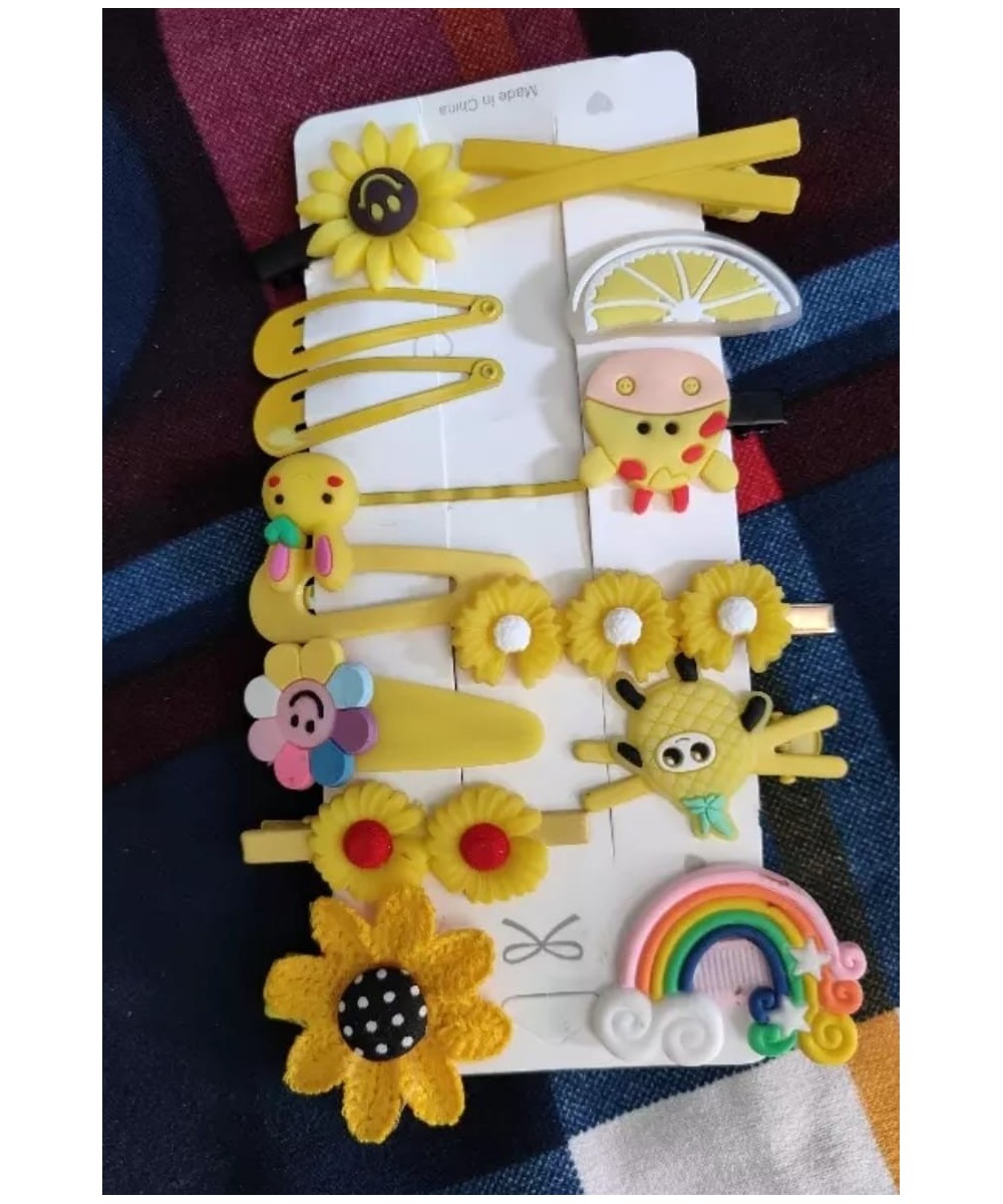 Korean Baby Hair Pin - Yellow