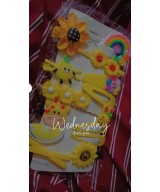 Korean Baby Hair Pin - Yellow