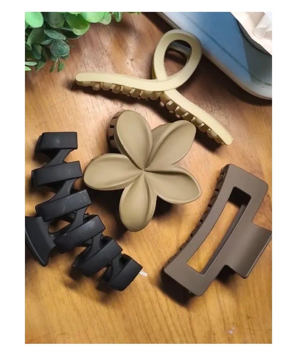 Hair claw matte big thick hair accessory anti slip clutcher