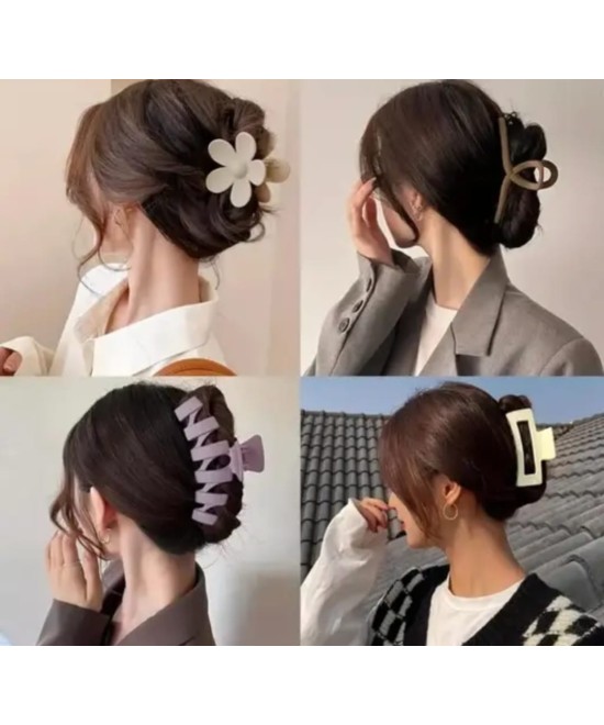 Hair claw matte big thick hair accessory anti slip clutcher