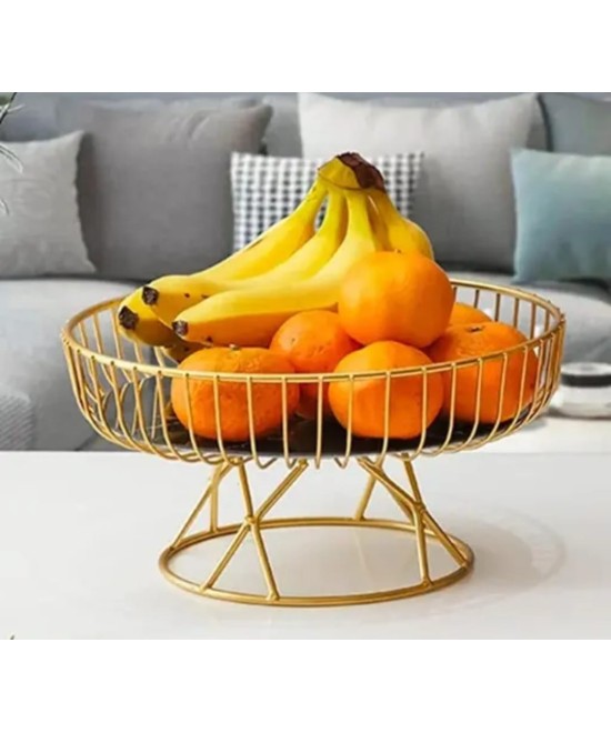 Fancy Fruit & Vegetable Basket Bowl with Stand for Dining Table/Kitchen