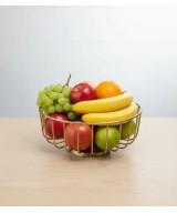 Beautiful Elegant Metal Wire Basket For Kitchen & Dining Table