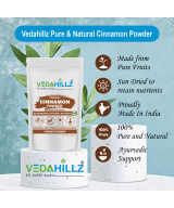 Premium and Natural Vedahillz Cinnamon Powder – Spice for Flavor, Wellness, and Everyday Health